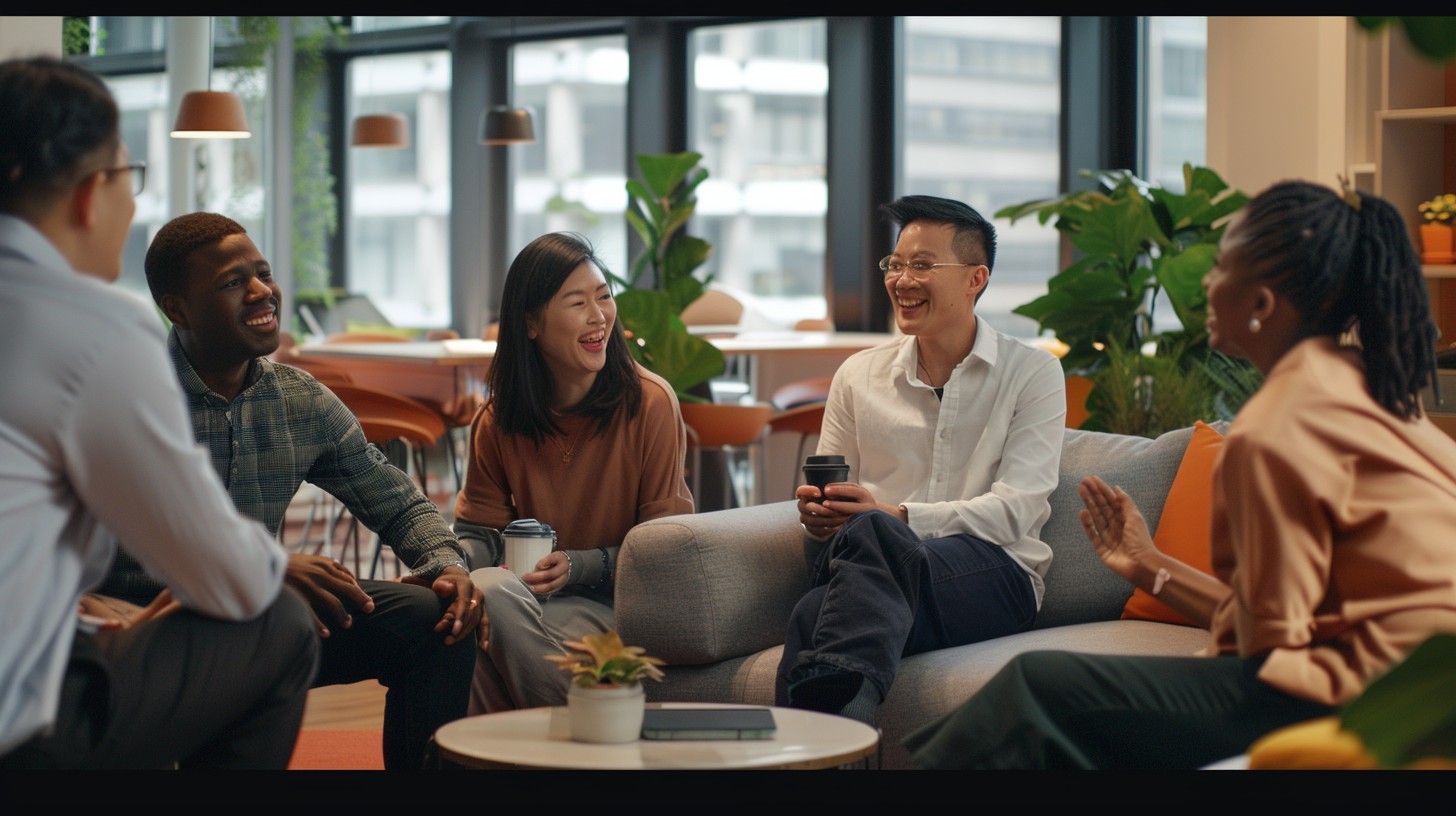 Free Joyful group discussion Image - Group, Conversation, Modern ...
