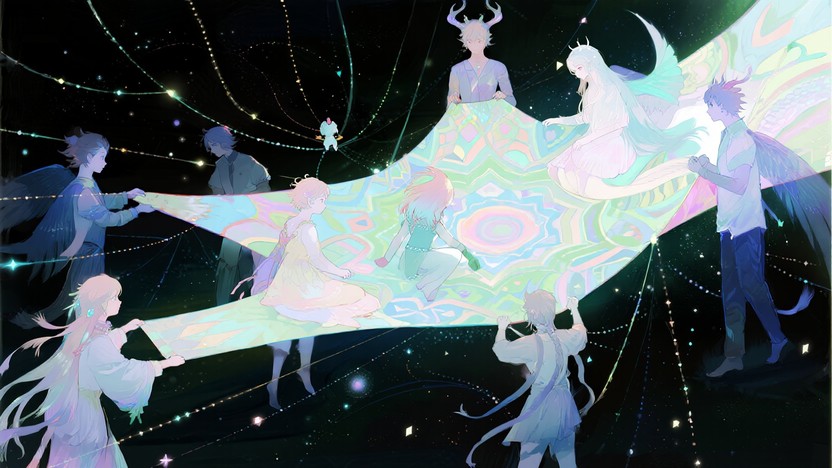 Free Cosmic Connection Tapestry Image - Cosmic, Ethereal, Luminous ...