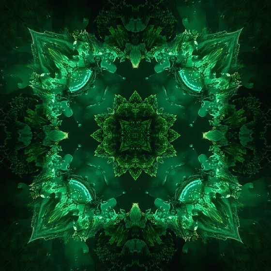 Emrald Design Free Crystalline Emerald Mandala Image - Emerald, Crystal, Kaleidoscope ...