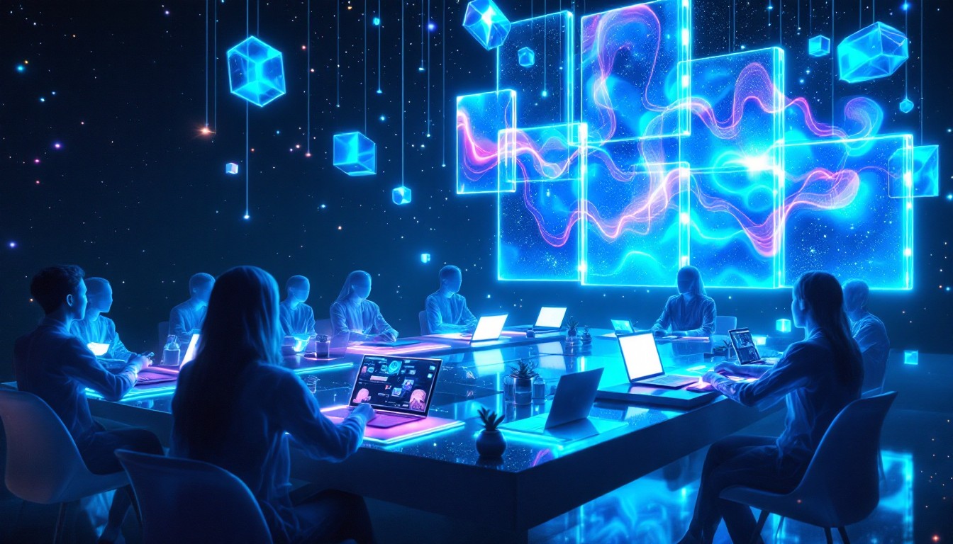 Free Digital Void Meeting Photo - Virtual, Metaverse, Cyberpunk ...