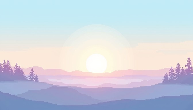 Free Misty Mountain Sunrise Image - Sunrise, Dawn, Pixel | Download at ...