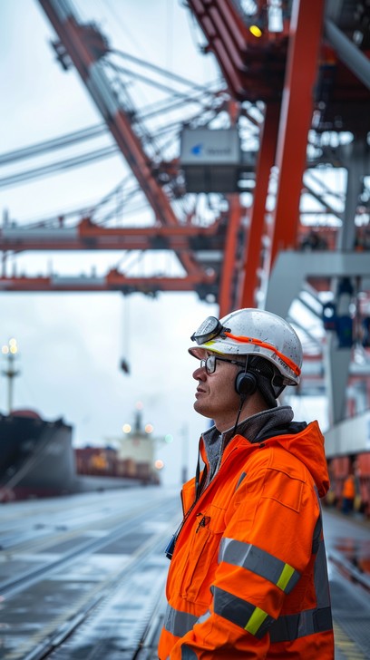 Free Worker at Port Image - Worker, Port, Shipping | Download at StockCake