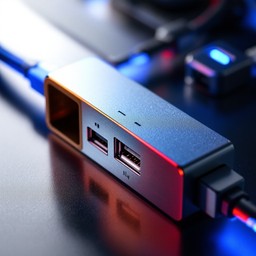 Free Illuminated Tech Hub Image - Technology, Connectivity, Hub ...