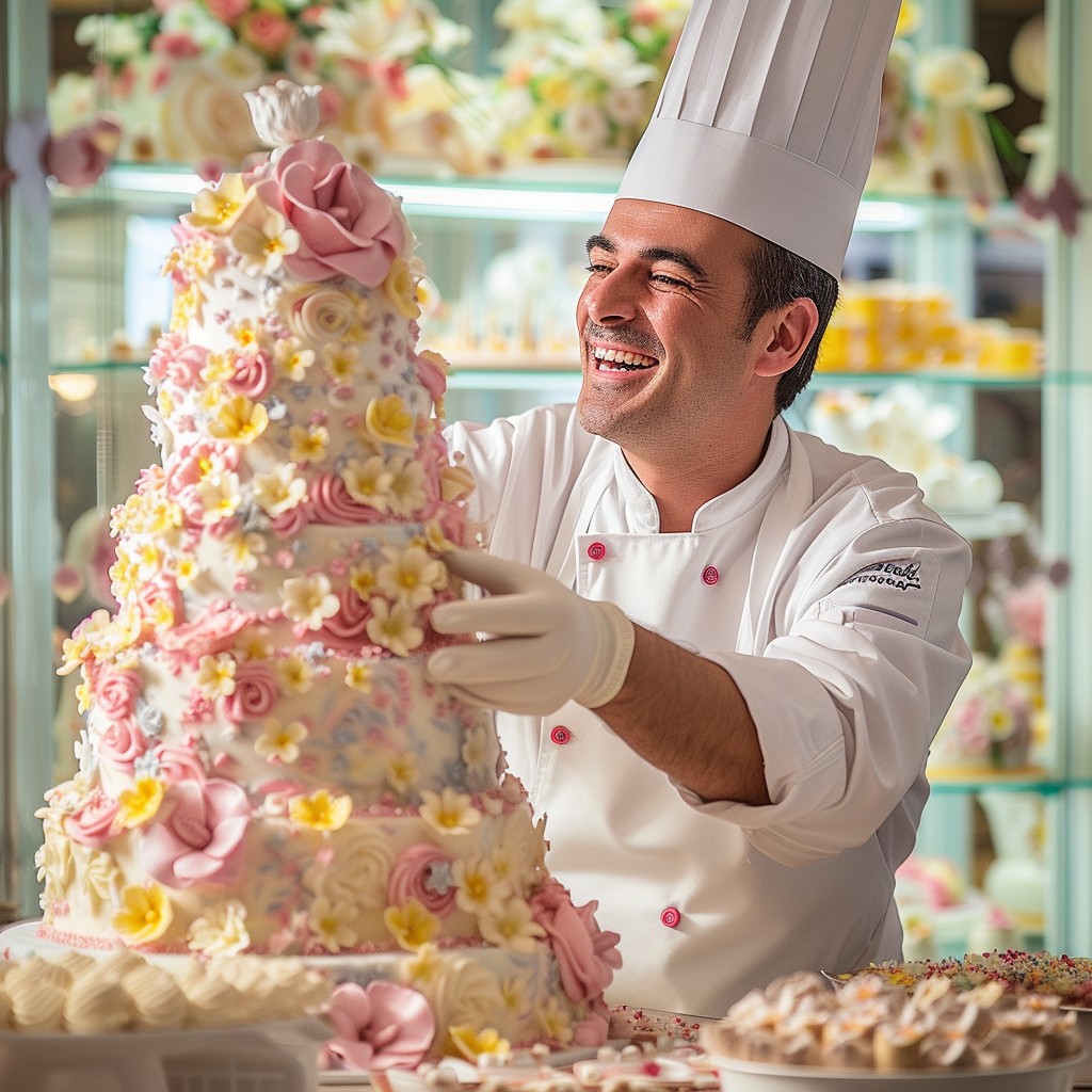 Free Chef Decorating Cake Image - Chef, Cake, Decorating | Download at ...