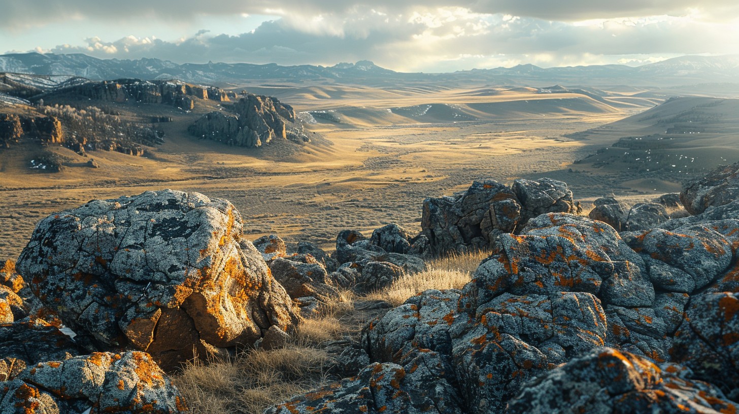 Sunset Landscape Rocks Free Rugged Sunset Vista Image - Sunset, Landscape, Rocks | Download at ...