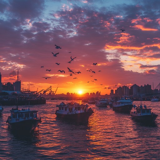 Free Sunset Harbor View Image - Sunset, Harbor, Boats | Download at ...