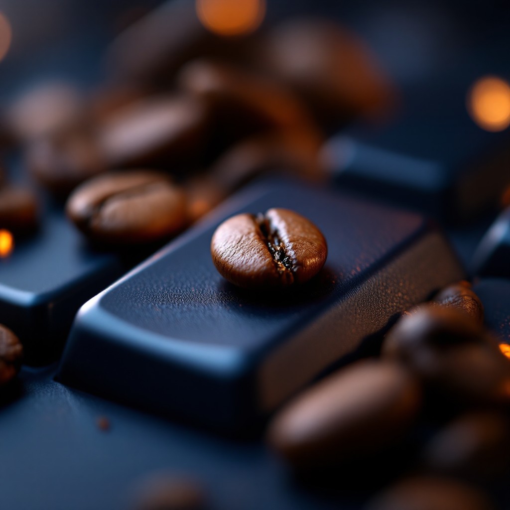 Computer Meeket Coffee Free Technology Meets Coffee Image - Coffee, Keyboard, Technology ...