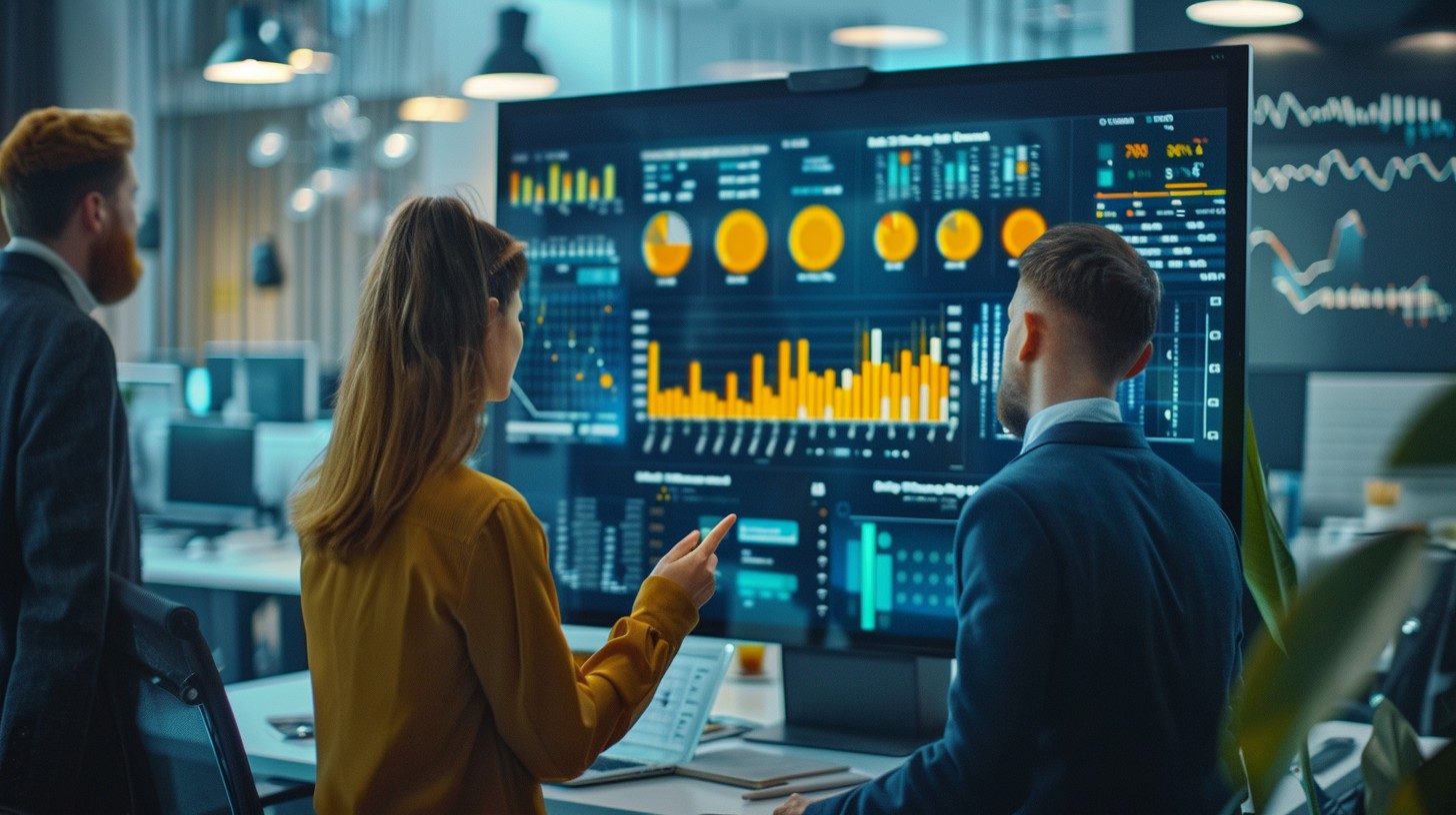 Free Monitoring Financial Data Image - Technology, Finance, Office ...