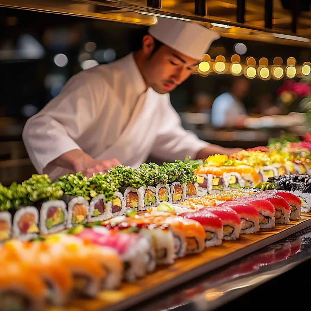Free Chef preparing sushi Image - Sushi, Chef, Restaurant | Download at ...