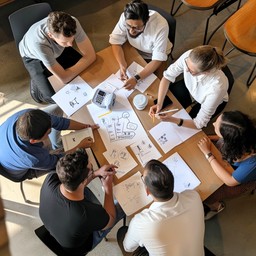 Free Team Brainstorming Session Image - Teamwork, Brainstorming ...