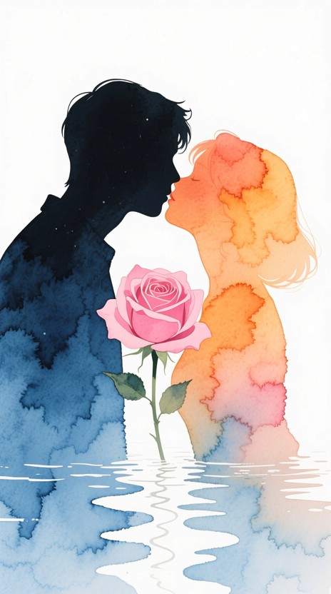 Free Watercolor Love Bloom Image | Download at StockCake