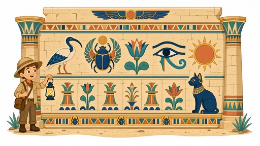 Download Cartoon Egyptian Temple Image - Egypt, Egyptian, Illustration ...