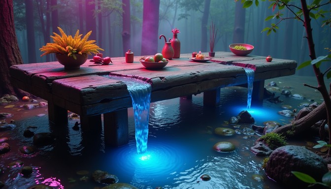 Magic Floating Table Free Enchanted Floating Table Image - Magical, Floating, Table ...