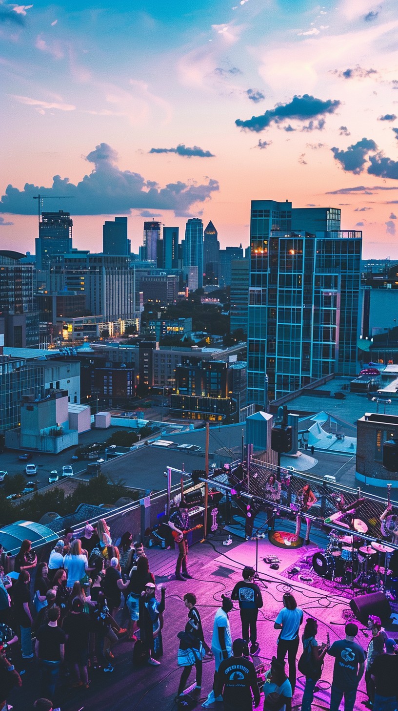 Free Rooftop Concert Evening Image - Rooftop, Concert, Evening ...