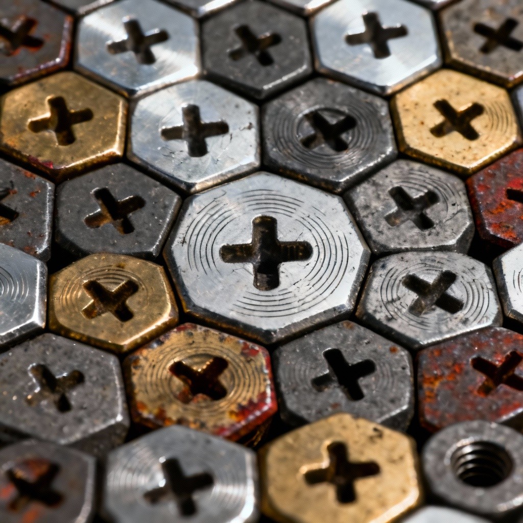 Free Industrial Screw Pattern Photo - Industrial, Metallic, Screws ...