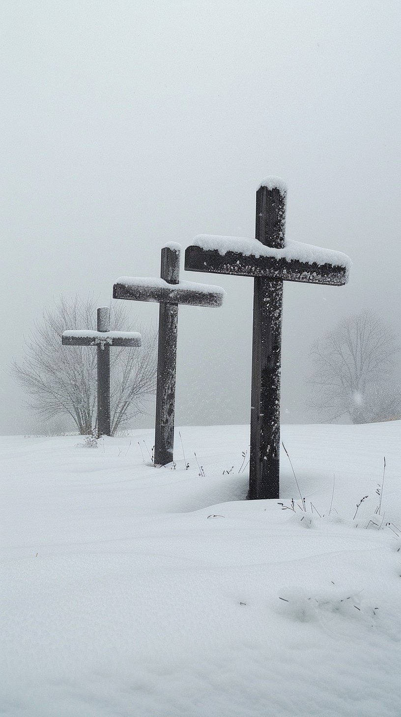 Free Snowy Crosses Scene Image - Snow, Crosses, Winter | Download at ...