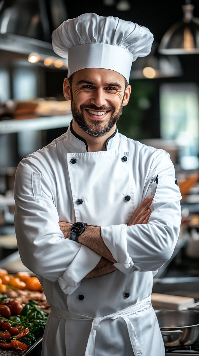 Free Smiling Professional Chef Image - Chef, Kitchen, Professional ...
