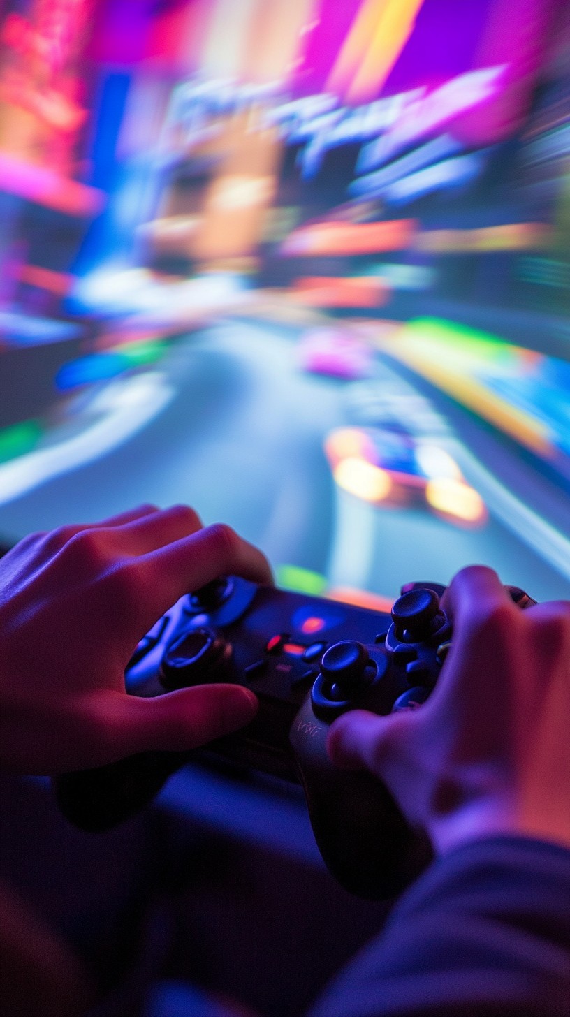 Free Intense Gaming Session Image - Gaming, Controller, Neon | Download ...