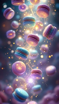 Floating Macaron Free Magical Floating Macarons Image - Macaron, Magical, Fantasy ...