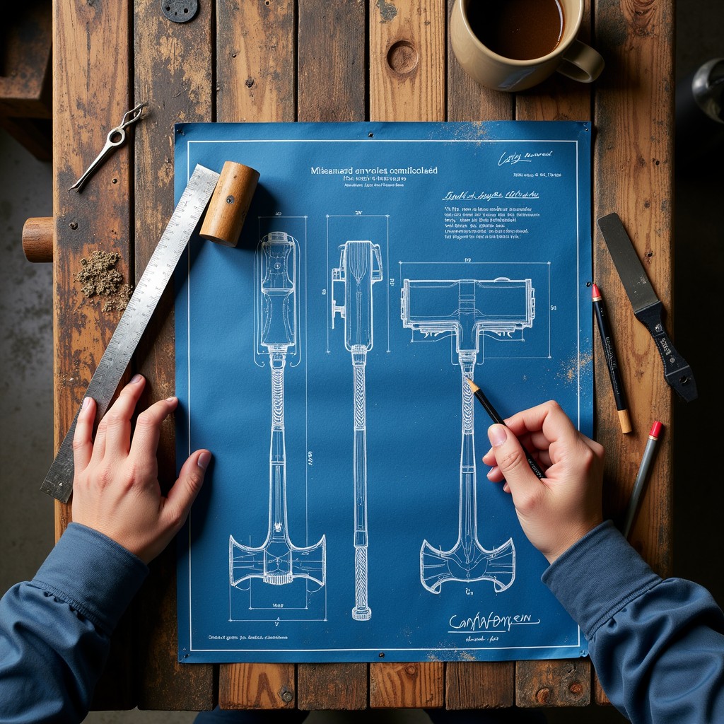 First Hammer Design Free Hammer Design Plans Photo - Blueprint, Hammer, Woodworking ...