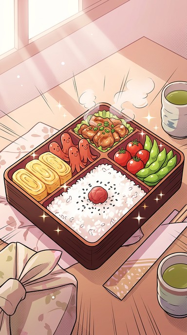 Free Artful Bento Composition Image - Bento, Japanese, Rice | Download ...