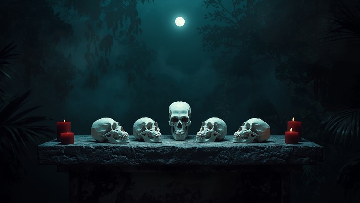 Free Moonlit Ritual Skulls Image - Gothic, Skulls, Altar | Download at ...