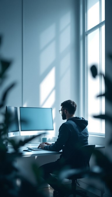 Relaxing Developer Free Modern Developer Workspace Image - Workspace, Minimal, Developer ...