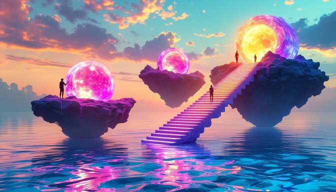 Free Paradoxical Sun Realm Image - Sunrise, Fantasy, Surreal | Download ...