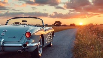Free Vintage Car Sunset Image - Sunset, Vintage, Car | Download at ...