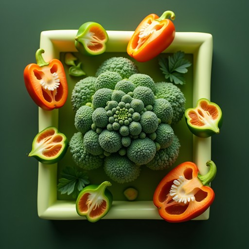 Broccoli Orbit Free Geometric Veggie Composition Image | Download at StockCake