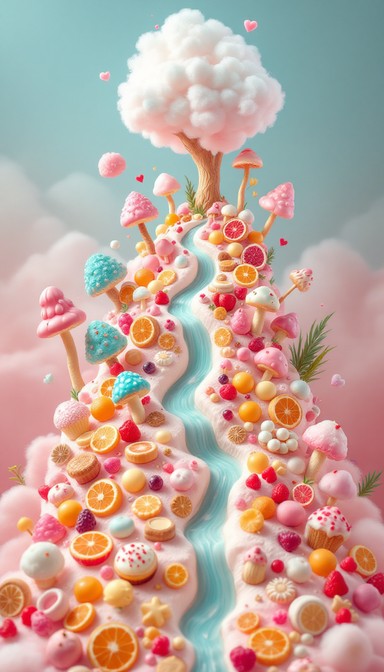 Free Candy Fantasy Landscape Image - Candy, Sweets, Landscape ...