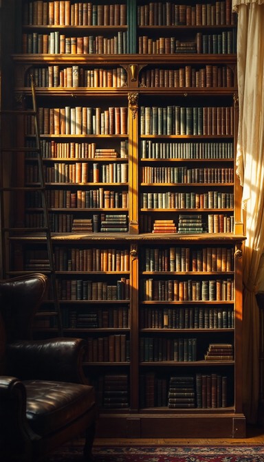 Free Classic Library Corner Image - Bookshelf, Library, Vintage ...