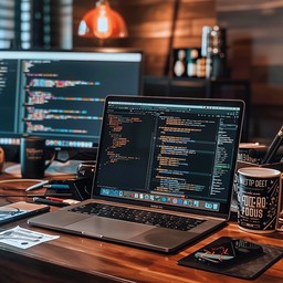 Free Nighttime Coding Session Image - Coding, Technology, Laptop ...
