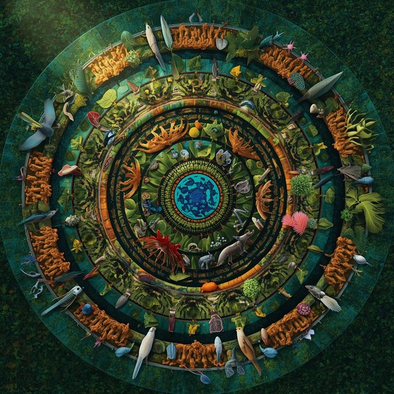 Free Life's Perfect Circle Photo - Biodiversity, Mandala, Nature ...