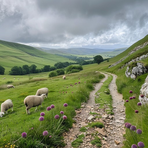 Free Pastoral Valley Walk Photo - Pastoral, Valley, Sheep | Download at ...