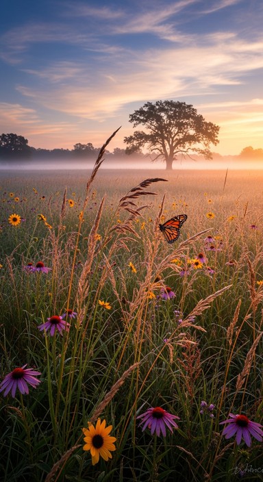 Free Misty Prairie Dawn Image - Mesquite, Prairie, Misty | Download at ...