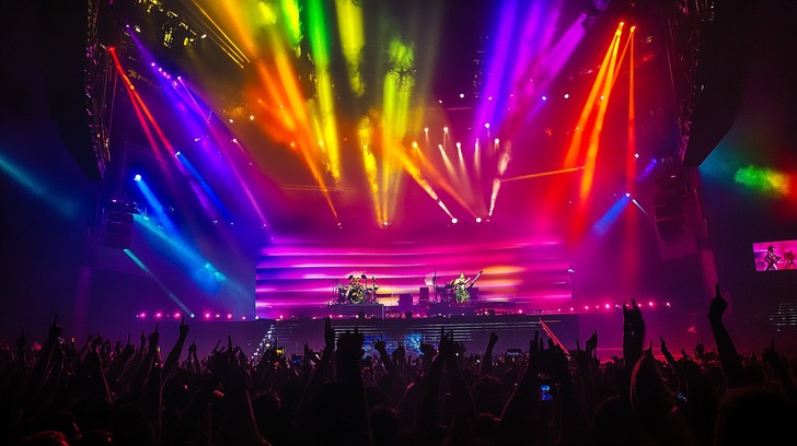 Free Vibrant Concert Lights Image - Concert, Lights, Crowd | Download ...