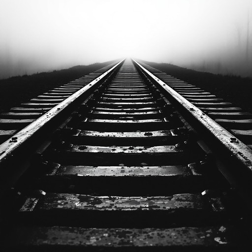 Rail Like Patterns Free Rails Into Fog Image - Railroad, Tracks, Railway | Download at ...