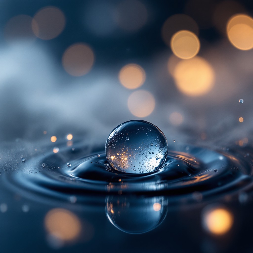 Free Droplet Meets Light Image - Droplet, Water, Macro | Download at ...