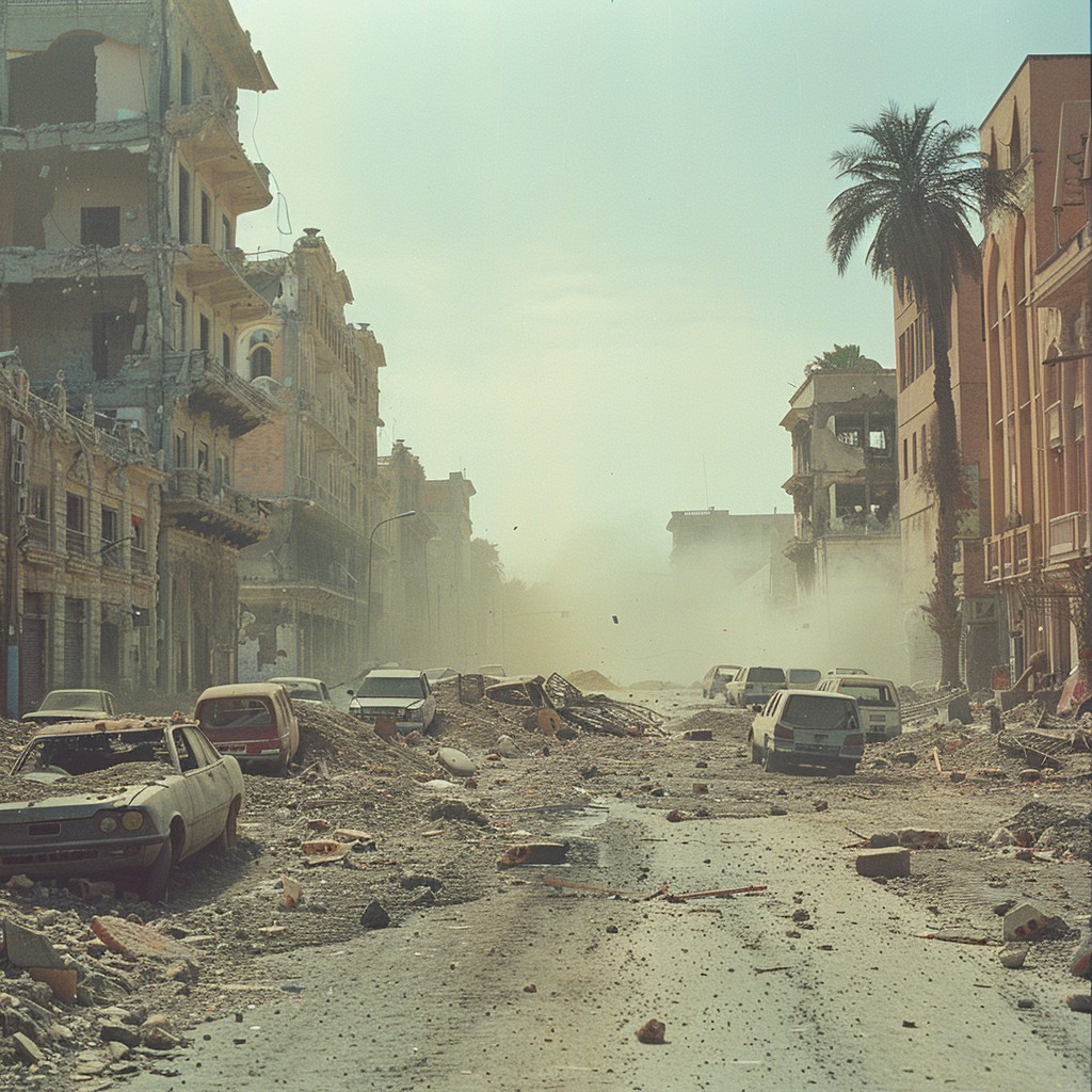 Crime Ravaged City Free Ravaged Urban Scene Image - Destruction, Urban, Desolation ...