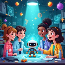 Free Future Tech Explorers Image - Robot, Children, Technology ...