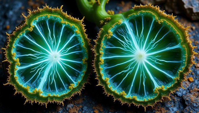 Free Luminous Botanical Gems Image - Botanical, Cyan, Crystalline ...