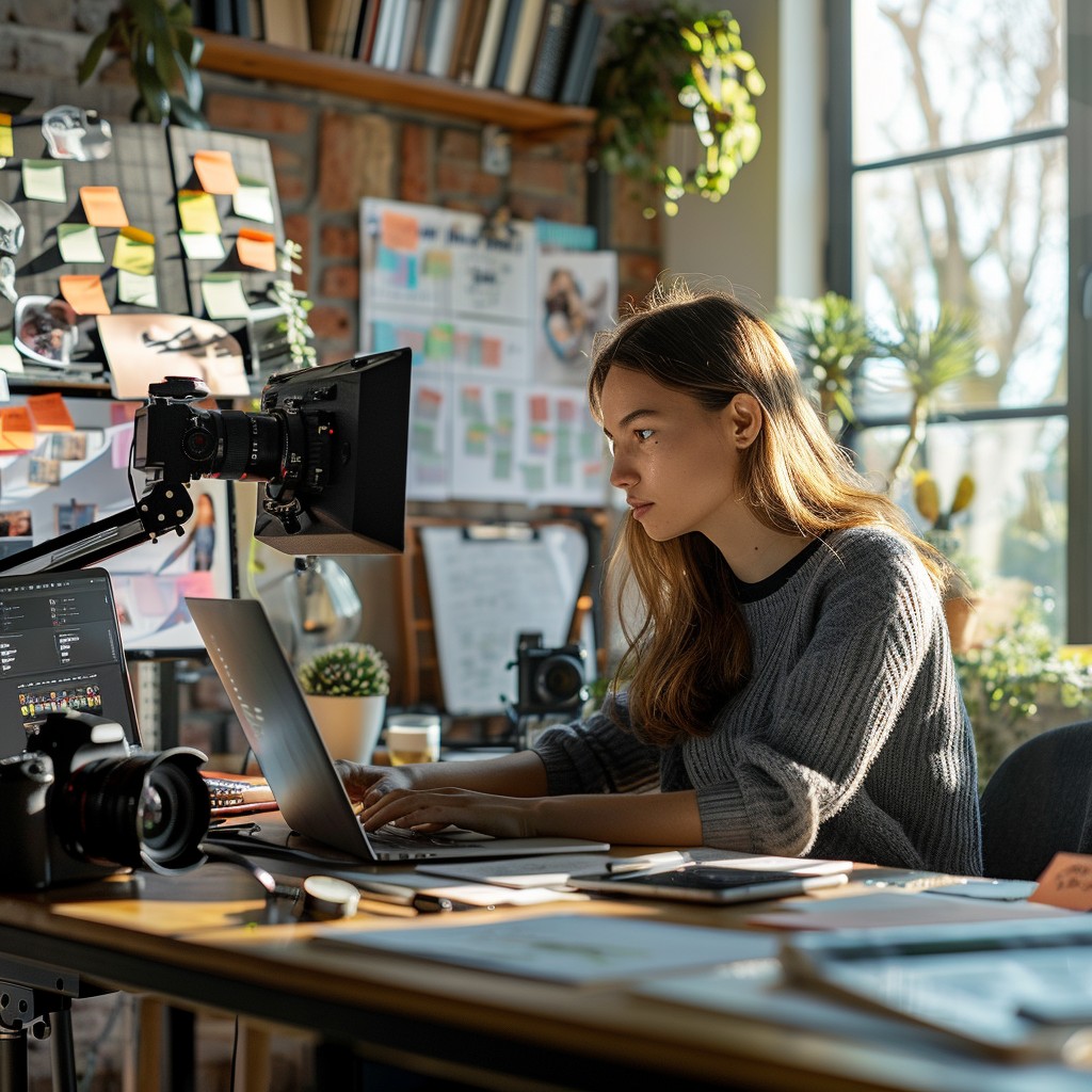 Free Creative Studio Work Image - Studio, Woman, Laptop | Download at ...