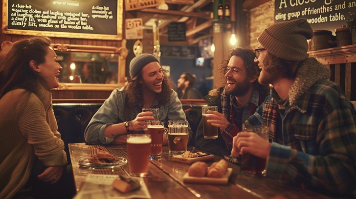 Free Friends Enjoying Beer Image - Beer, Friends, Pub | Download at ...