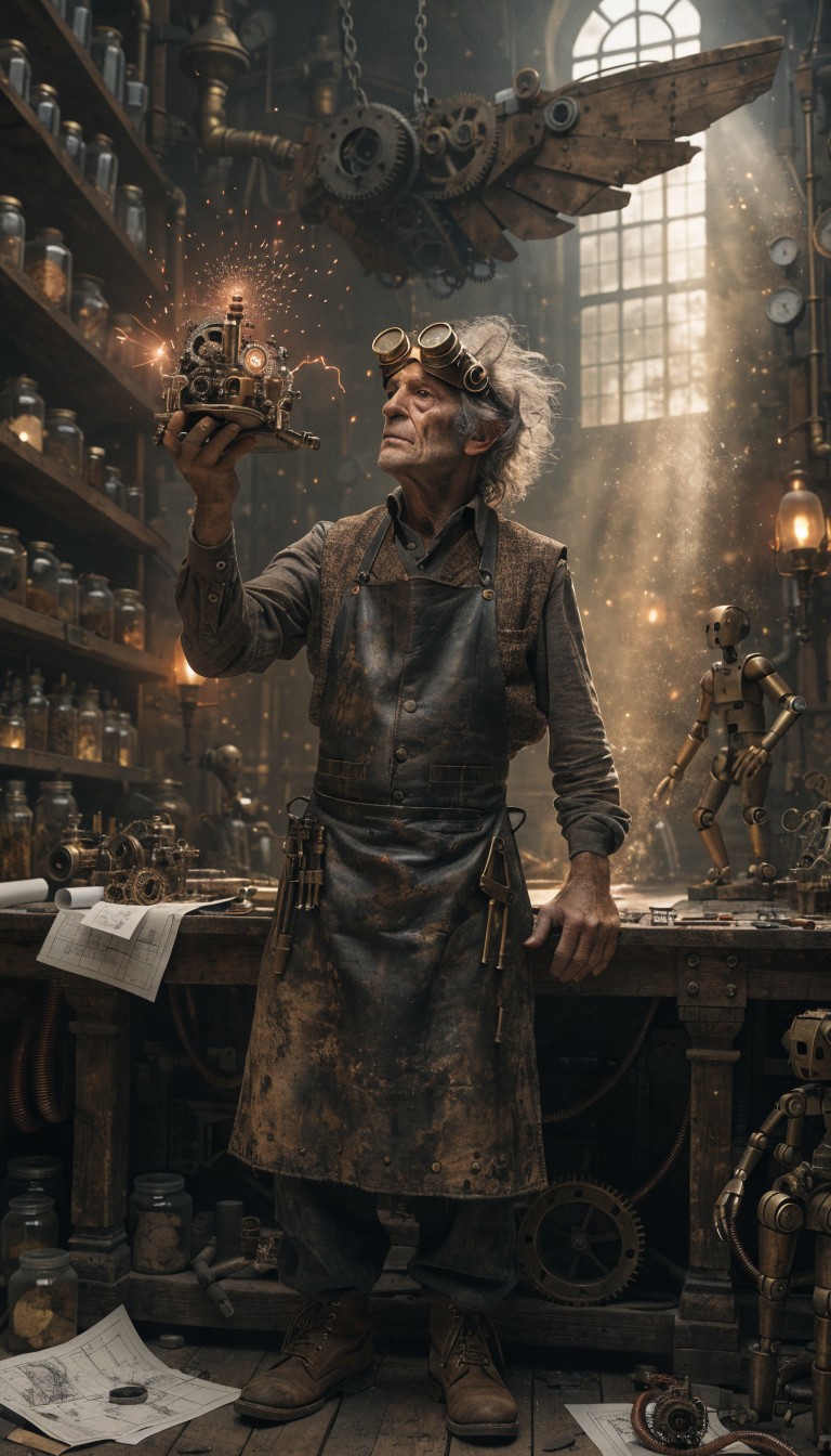 Free Steampunk Inventor's Workshop Image - Steampunk, Inventor ...