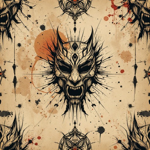 Free Vintage Mask Pattern Image - Vintage, Mask, Grunge | Download at ...
