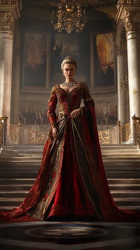 Free Regal Portrait Pose Image - Regal, Woman, Gown | Download at StockCake