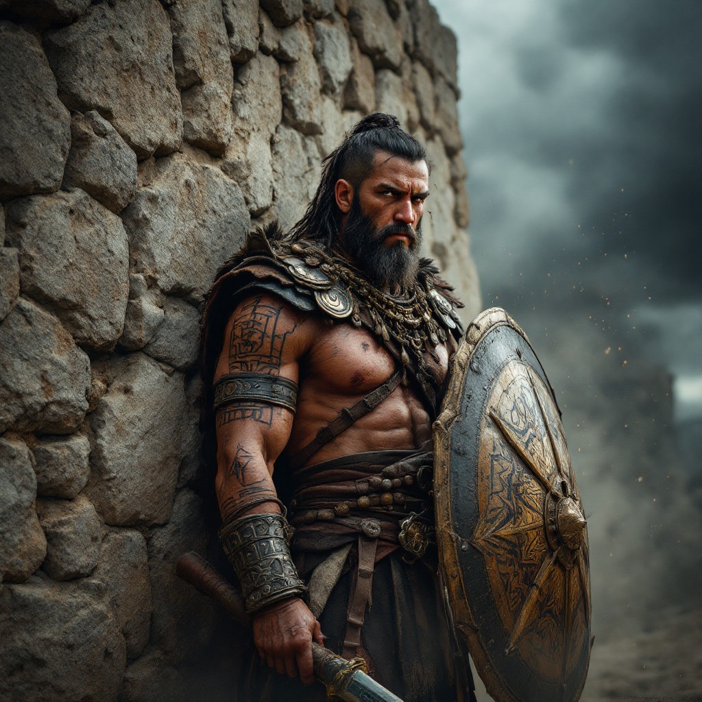 Free Warrior Awaits Battle Image - Warrior, Shield, Armor | Download at ...