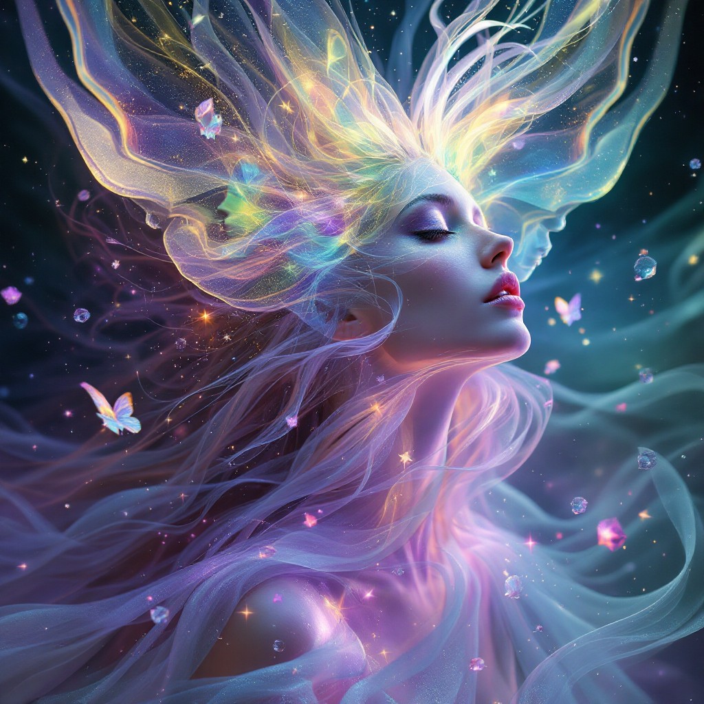 Free Celestial Butterfly Transformation Image - Ethereal, Cosmic ...