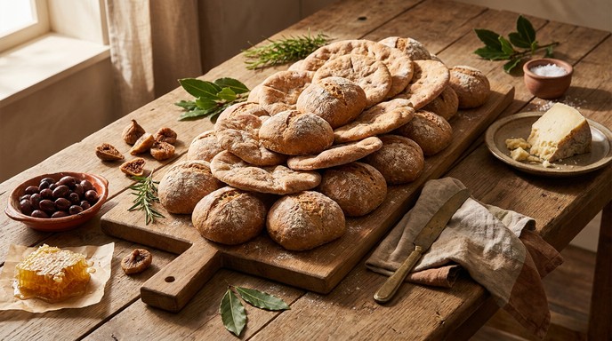 Ddark Bread Download Rustic Roman Bread Image - Bread, Rolls, Flatbread | StockCake